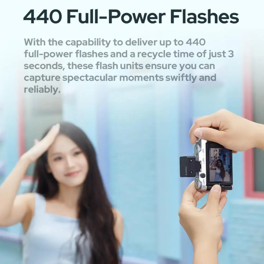 Godox IM20 Mini Manual Flash for Various Camera Models 5 Output Levels of Power