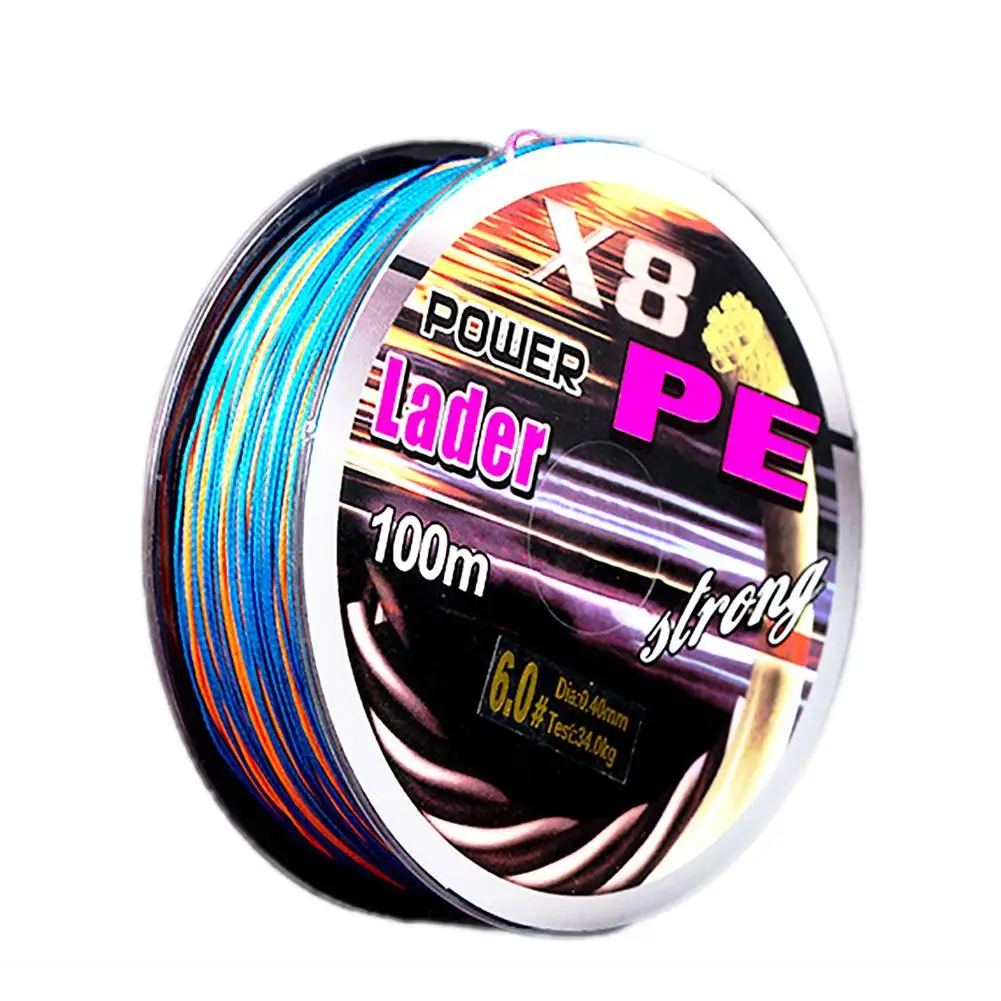 100M 8 Fili Intrecciati Lenze Da Pesca Super Resistenti Agli Urti Filo Da Pesca Strumenti Per Attrezzatura Da Pesca Dropship