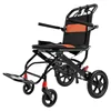 VEVOR Wheelchair Aluminum Alloy Transport Chair Foldable 18-In W Seat 220lbs 1