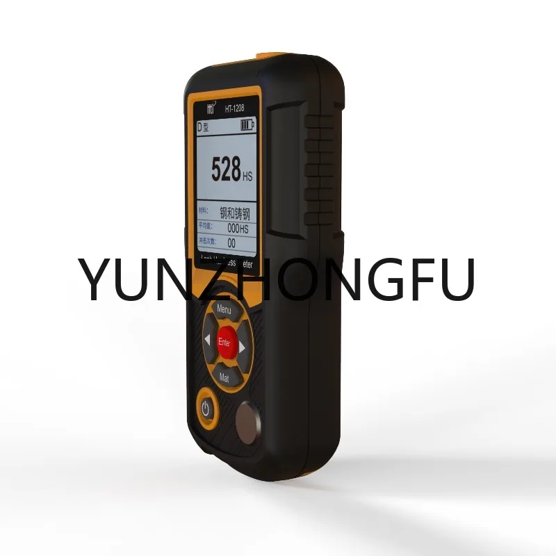 

HTI HT-1208 Digital Screen Portable Hardness Tester Meter /durometer for Metal Steel Durometer 3*1.5V AA 320*240 D Style 1years
