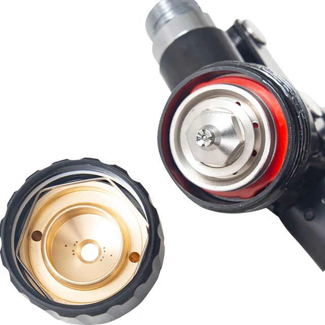 Car paint spray gun, high atomization, paint-saving spray bottle, plum blossom nozzle, oil-based, water-based special spray gun 3