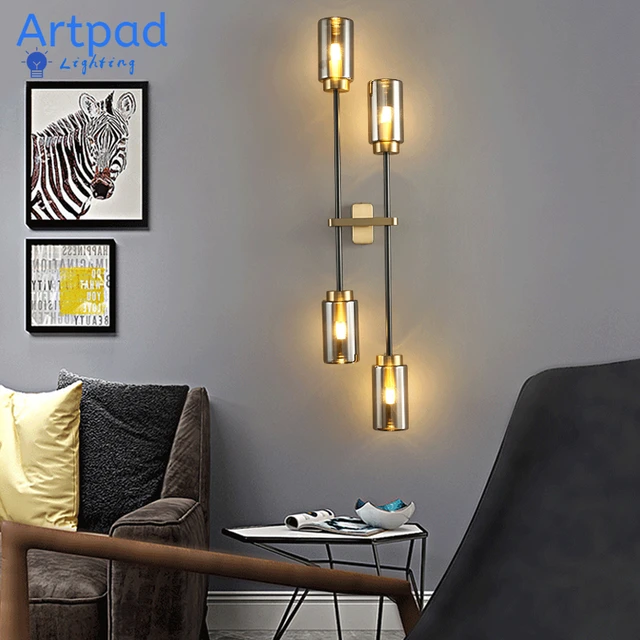 Applique murale LED en acrylique, style nordique créatif, moderne, pour  chambre à coucher, salon, cuisine, Bar, Restaurant - AliExpress