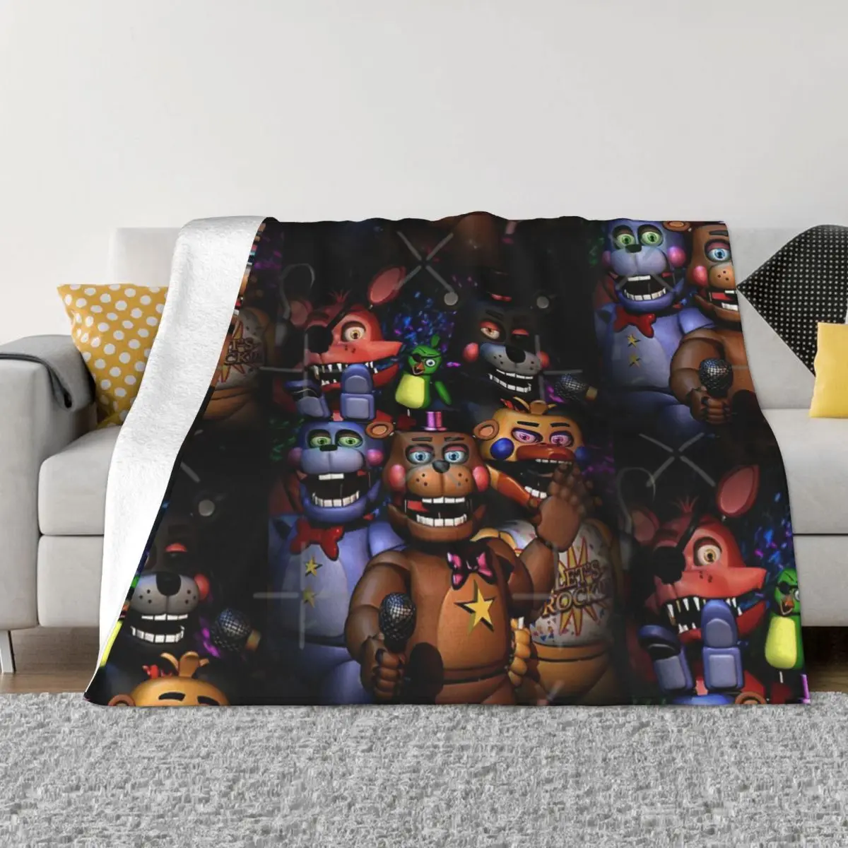 Fnaf Security Breaker 5207 Coperta Copriletto Sul Letto Trapunta Ultraleggera
