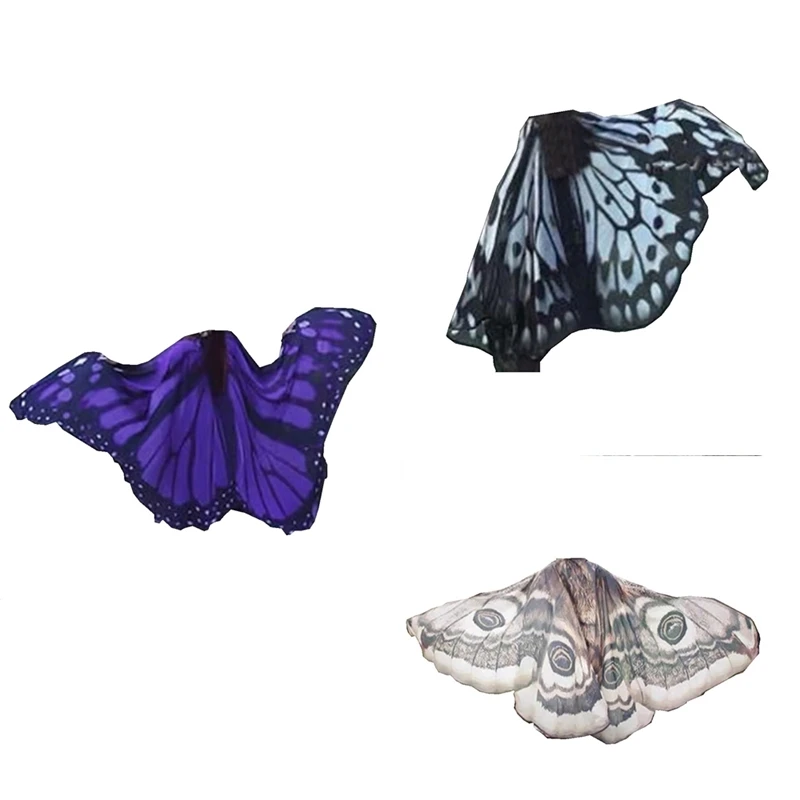 ABHS-Butterfly Wing Cloak Gift Props Halloween Costumes Naughty Girl With Fairy Wing Cloak