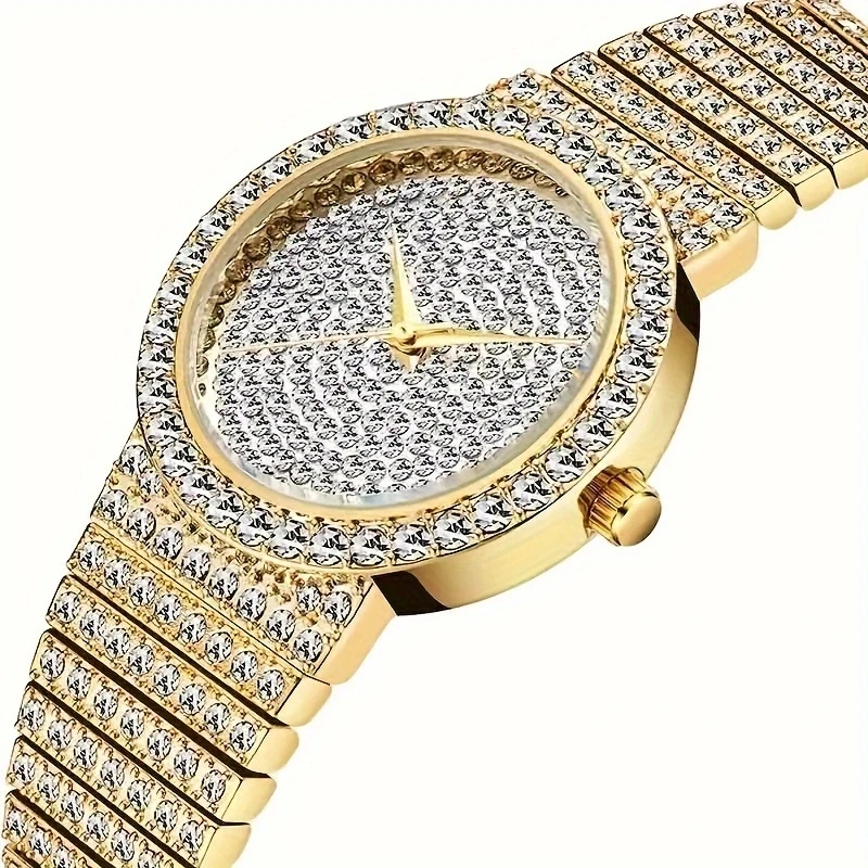 Women Diamond Watches Gold Watch Ladies Wrist Watches Luxury Brand Rhinestone Womens Bracelet Female Relogio Feminino