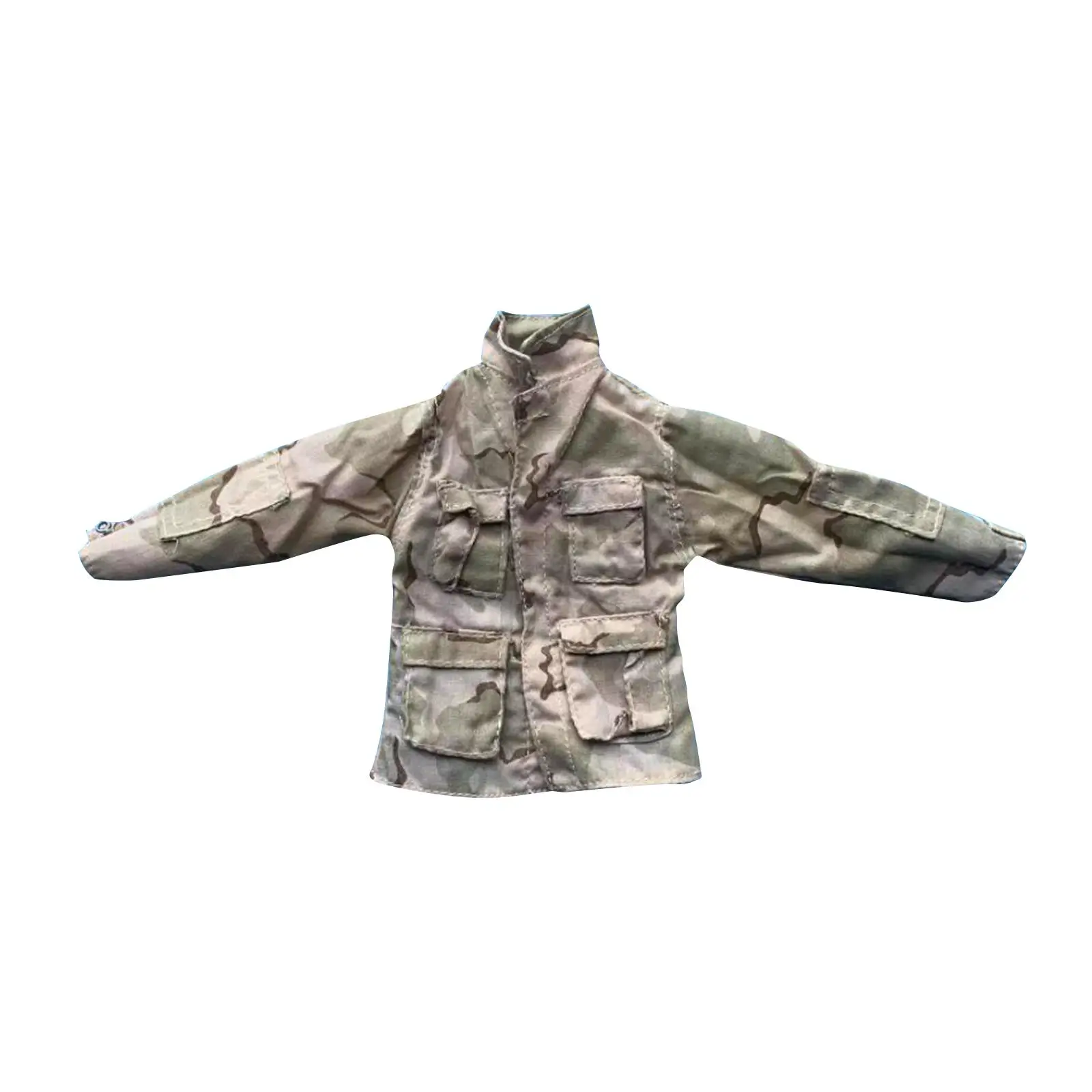 1:6 Scale Men`s Coat Dress Fashion Stylish Casual Miniature Soldier Costume Mini Long Sleeved Coat for 12inch Male Figures