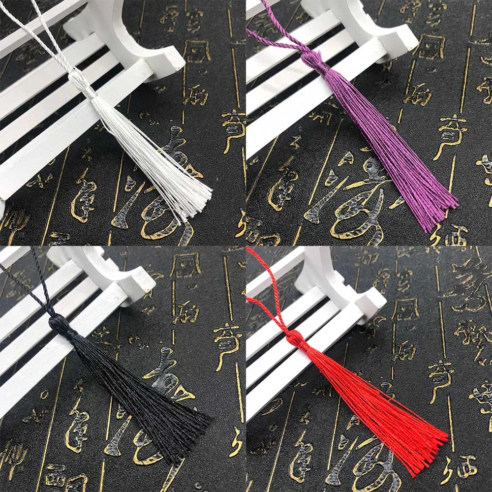 Mini Tassels 10/100pcs 13cm Tassels Fringe For DIY Crafts Jewelry Making Accessories Mini Tassels Bookmark Tassel Wedding Decoration