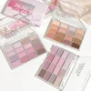 JUJu 16-color eye shadow matte pearl light flash low saturated earth color daily makeup eye shadow 5