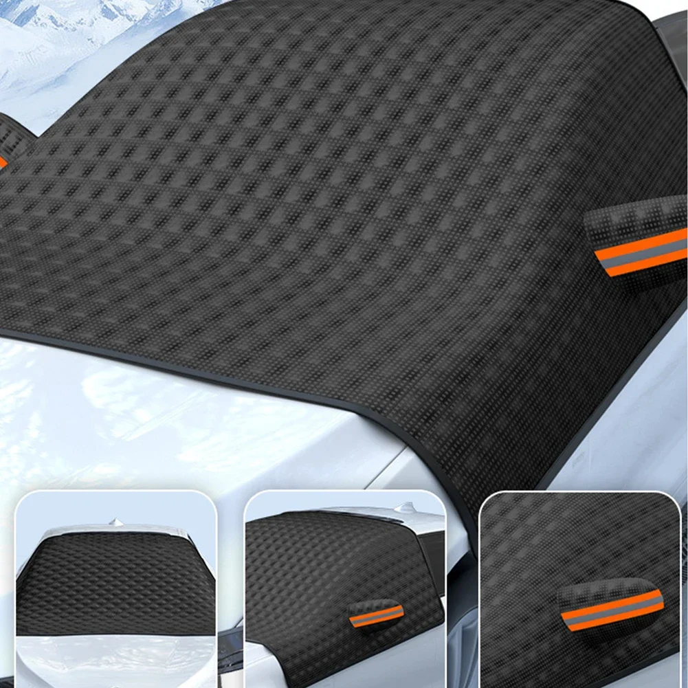 Winter Car Window Snow Cover Large Size Magnetic Car Windshield Snow Cover Anti Freeze Snow Windshield Covers Glass Sun Visor - Image 4