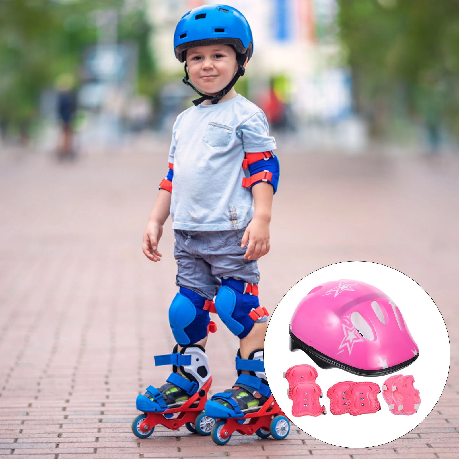 

Children Elbow Wrist Knee Pads Bicycle Children Sports Safety Protective Gear Skateboard Skate Bicycle Accessories