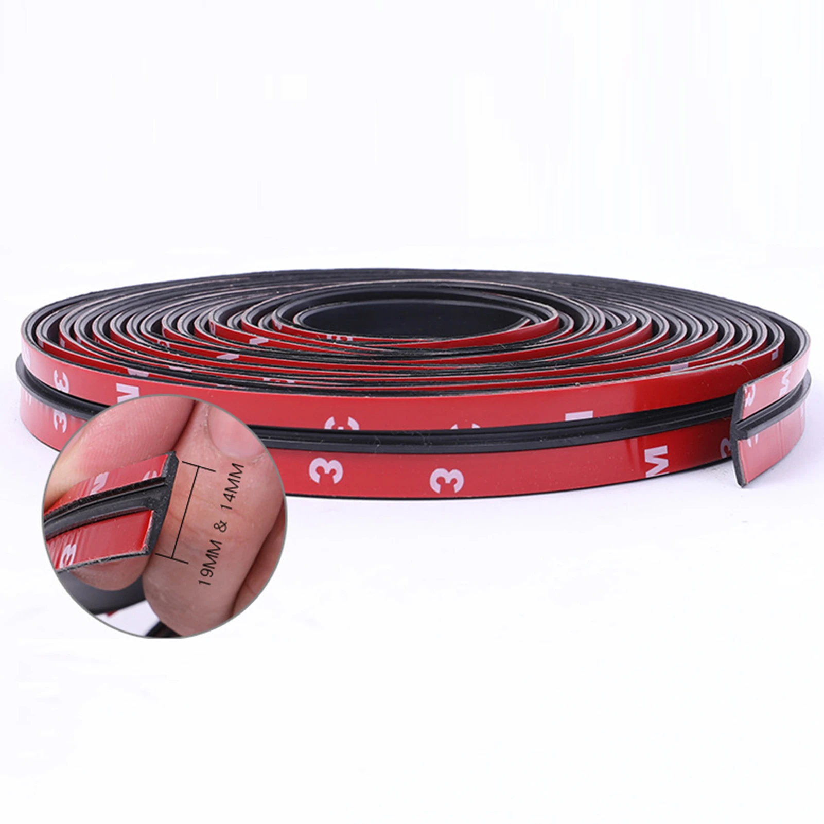 2M T Shape Car Sealing Strip Rubber Auto Seals Edge Sealing Strip Windproof Roof Windshield Car Sealant Protector Strip Sealant