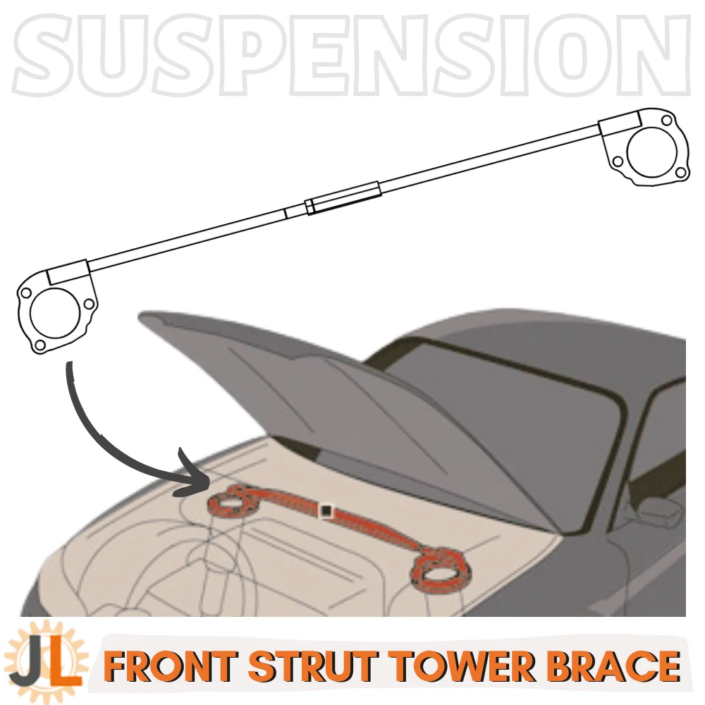 

for Hyundai Sonata LF 2015-2019 Front Strut Bar Tower Brace Suspension Arm Engine Upper Shock Stabilizer STB Anti-Roll Sway Bar