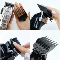 10Pcs Professional Hair Clipper Limit Guide Comb Trimmer Guards Attachment 1.5-25mm Universal Haircut Tool Clipper Limit Combs 2