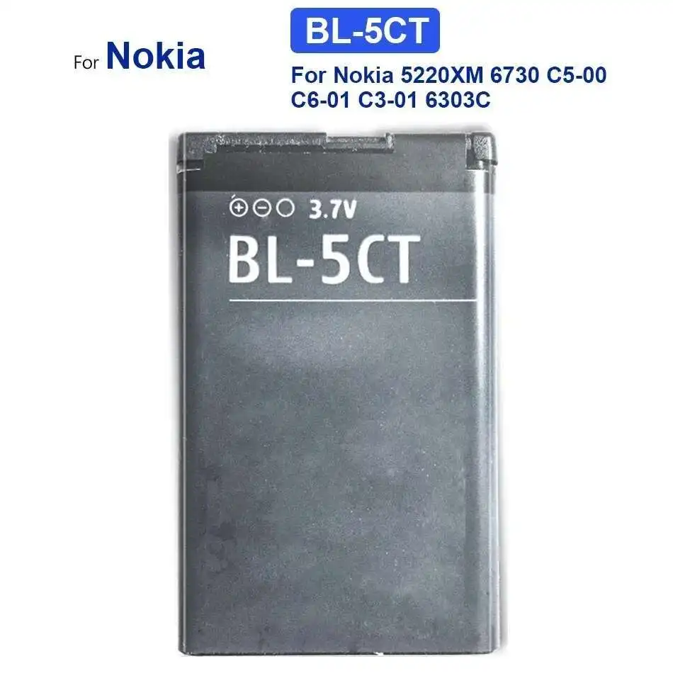 Description Picture 2 of itemBL-5CT Battery For Nokia 5220XM 6730 C5-00 C6-01 C3-01 6303C 5220 6730c C5 6303i BL 5CT
