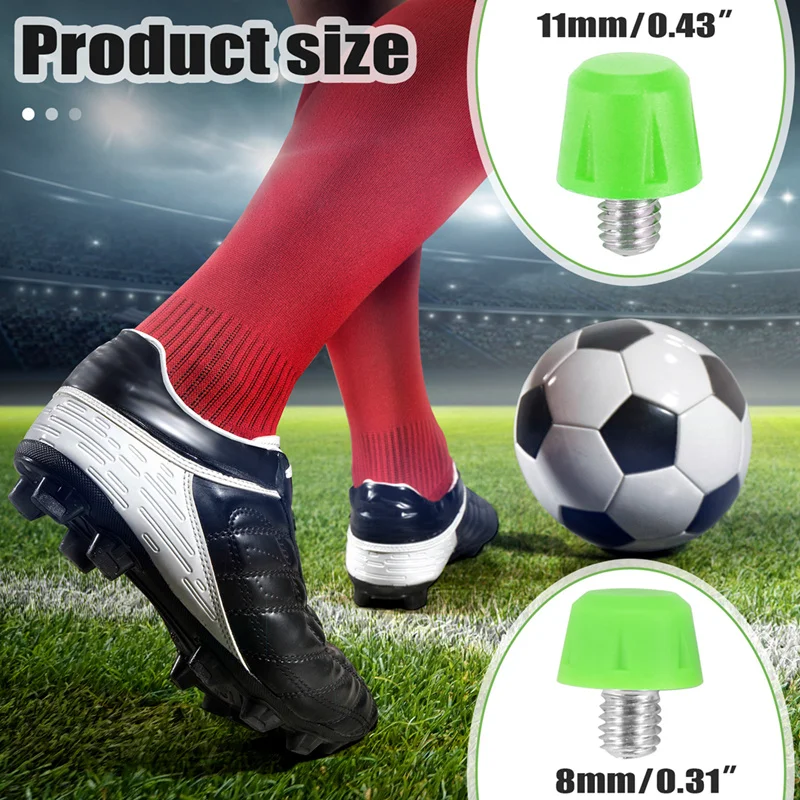 12Pcs Football Boot Studs Non Slip Thread Screw M6 Professional Replacement Spikes SG To AG For Adidas football boot studs