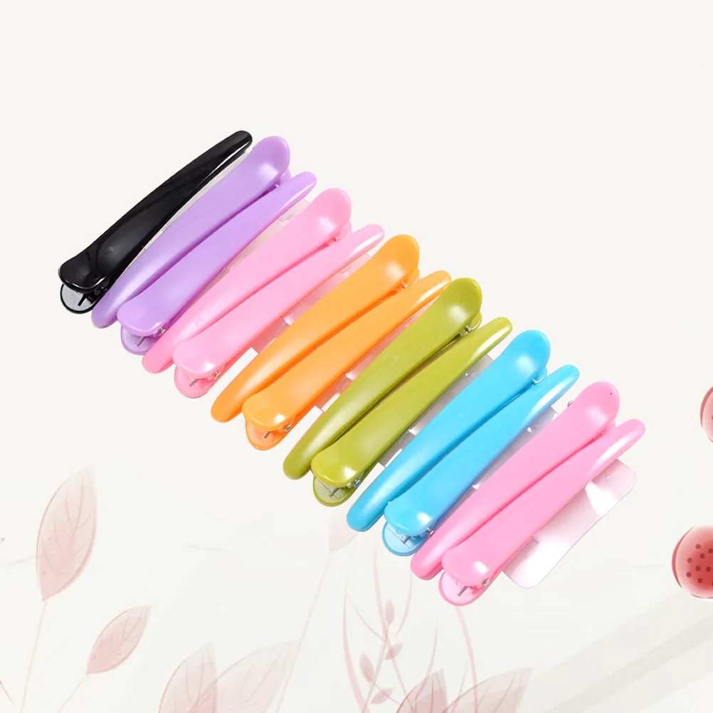 12Pcs 8Cm Duckbill 헤어 클립 여성용 대리석 마감 헤어핀 소녀 강력한 그립 우아한 스타일링 데일리 파티 미팅 헤어 클립