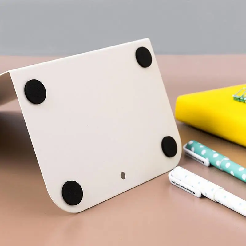 Metal Book Ends Heavy Book Stopper Anti-Slip Metal Bookends Book Dividers Office Organization Book Stopper To Hold Notebooks