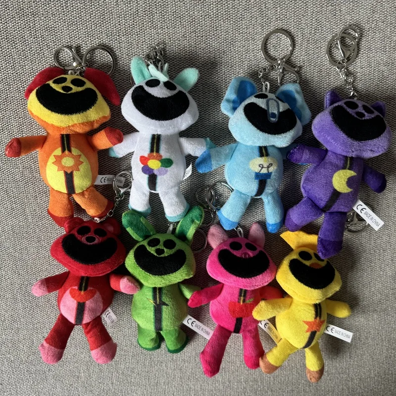 Smiling Critters Plush Toys Catnap Dogday Stuffed Dolls Cartoon Key Chain For Men Women Backpack Pendant Keychain Gift for Kids