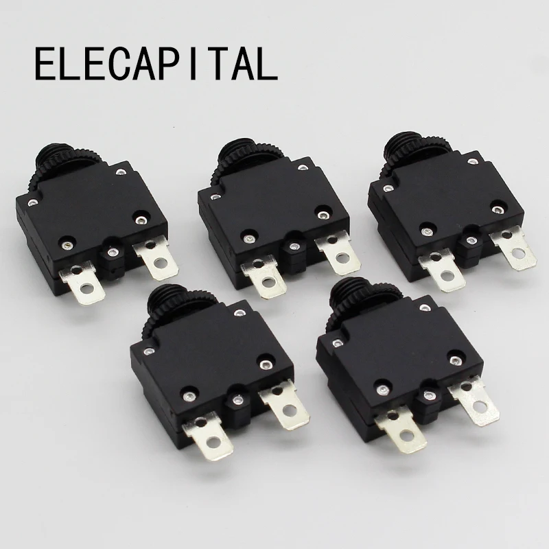 Interruttore Termico Circuit Breaker Sovraccarico Protector 3A,4A,5A,6A ,7A, 7.5A ,8A,10A,15A,18A,20A,25A,30A Interruttore Di Sovraccarico