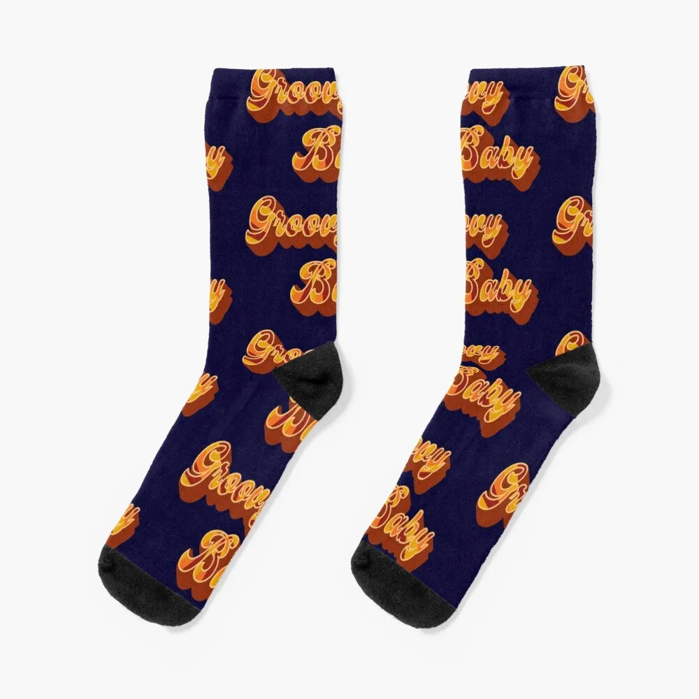 

Groovy Baby! Socks funny gifts winter gifts Mens Socks Women's