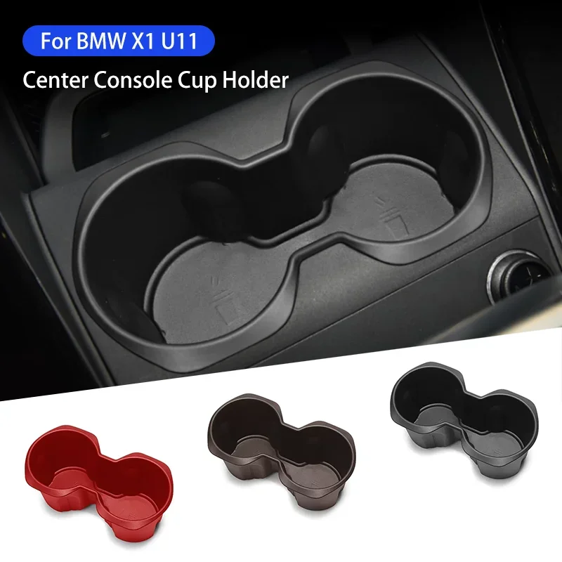 

For BMW X1 U11 2023 TPE Car Cup Holder Center Console Water Bottle Drinks Holders Centre Control Armrest Storage Box Organizer