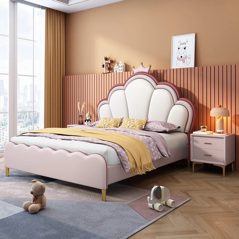 Pavimento Camera Da Letto Letti Per Bambini Massaggio Principessa Loft Divano Letto In Legno Letti Per Bambini Adolescente Camas De Dormitorio Mobili