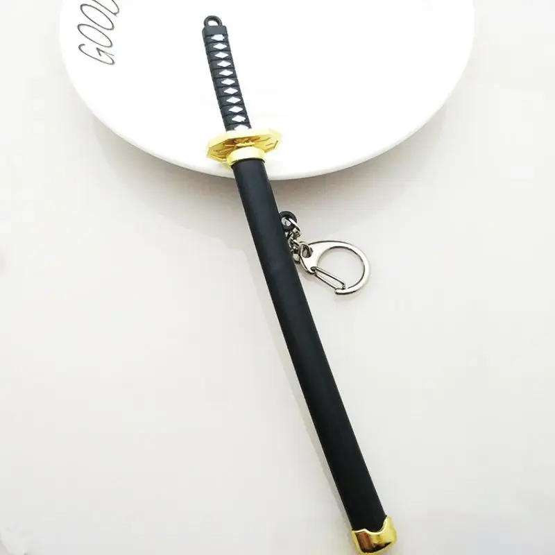 Mini Toy Samurai Knife Key Chain Toy Metal Weapon Sword Keychain Key Ring Weapon Model Alloy Keychain For Men