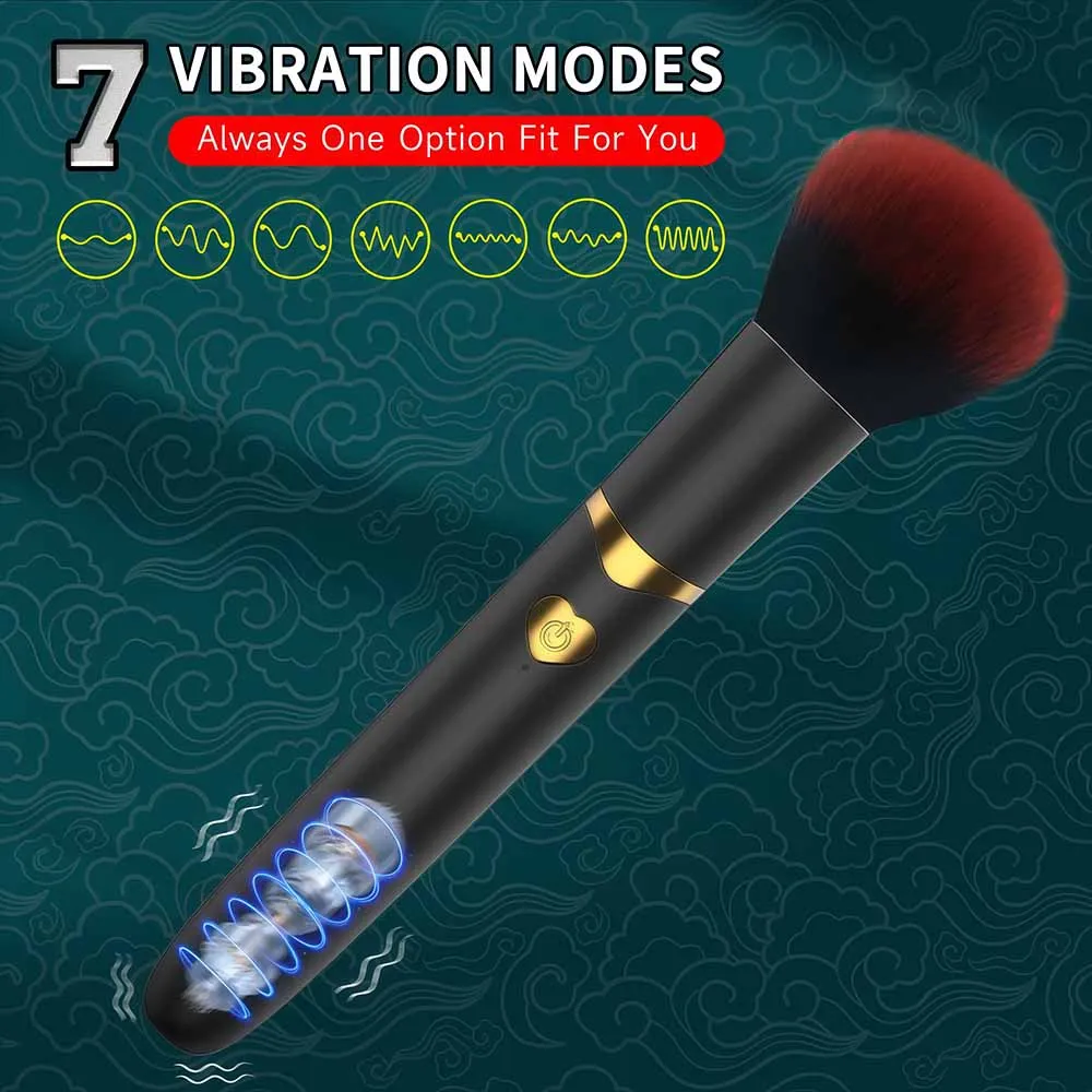 Elektrischer Kosmetikpinsel, Foundation-, Rouge- und Puderpinsel, Beauty-Tools, waschbar, vibrierend, wiederaufladbar, Make-up-Pinsel-Tools_voghion.com