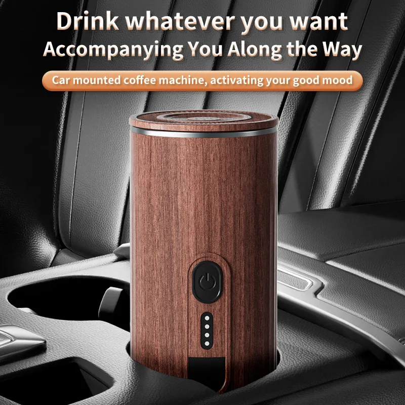 Wireless Heating Coffee Machine Car Portable Italian Automatic Multi-function Espresso Machine 3-in-1 Capsule Coffee