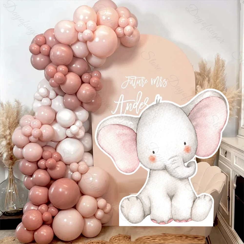 Elephant Baby Shower Accessories Near Me Elephant Baby Shower Decorations  For Girl, Pink Purple Elephant Baby, image size:1000x1000