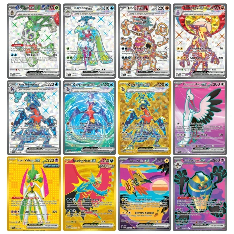

Pokémon Paradox Rift English Version Animation Characters Self Made Flashcards Anime Classics Game Collection Cards Toy Gift