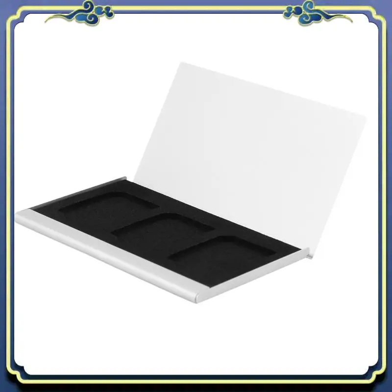 A86P-6X 알루미늄 합금 메모리 카드 케이스 카드 박스 홀더 3개의 SD 카드용