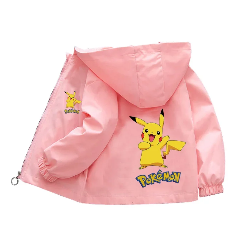 thumbnail image 1 of Chaquetas nuevas de primavera y otoño para niños y niñas, abrigo de manga larga con estampado de la Patrulla Canina, abrigo de Pokémon de Hello Kitty, primavera y otoño, 2024, 1 of 5