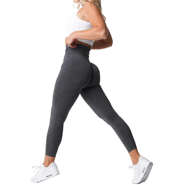 NVGTN Women's High Waist Workout Gym Smile Contour Seamless Leggings Yoga  Pants Leggings - AliExpress