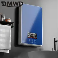 DMWD-Chauffe-eau électrique thermostatique, 7000W, télécommande, chauffage instantané, étanche, sans réservoir, pour douche et bain 4