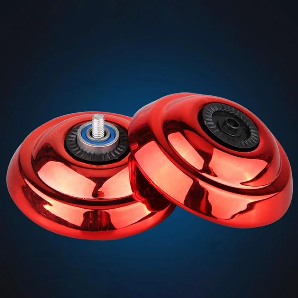 4 Colors Kids Magic Yoyo Responsive High-speed Aluminum Alloy Yo-yo CNC Lathe with Spinning String for Boys Girls Children 4