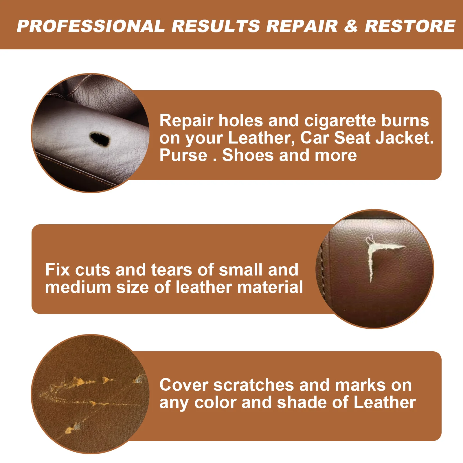 Leather Repair Kit Leather Repair Gel Sofa Seat Leather Supplement Refurbish Cream Repair Paste Overcoat Shoes Kit Scratches Cracks 50g