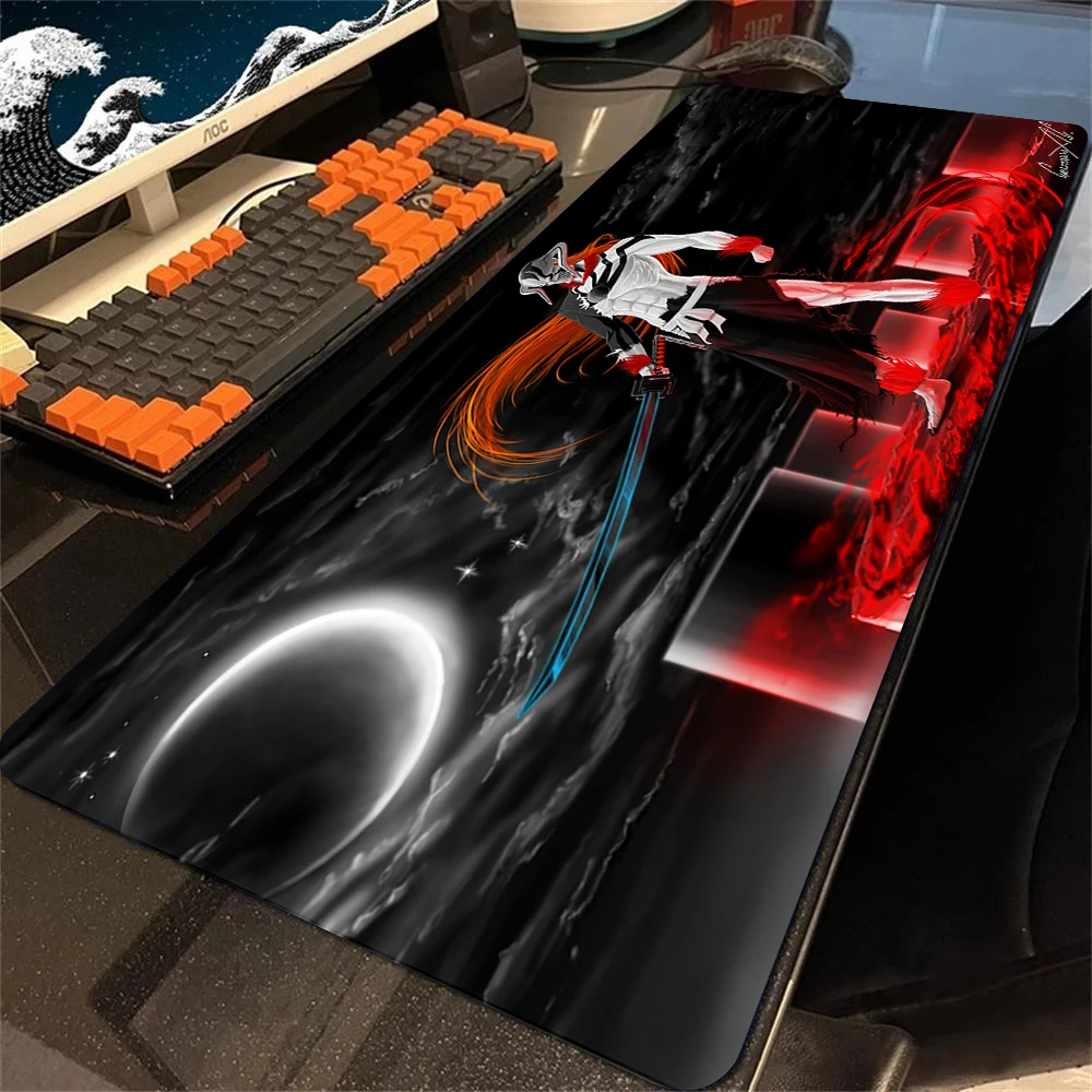 Bimormat Anime RGB Gaming Mouse Pad, 900X400X3mm Large Mouse Pad XXL, LED Desk Pad With Non-Slip Rubber Base And Durable Stitched Edges For Personal Gamer (90x40 Gsyunji - View #3