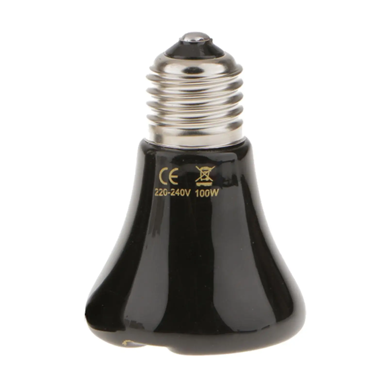 2-4pack E27 T-Shape Thickened Reptile Ceramic Infrared Lamp Heat Light Bulb -