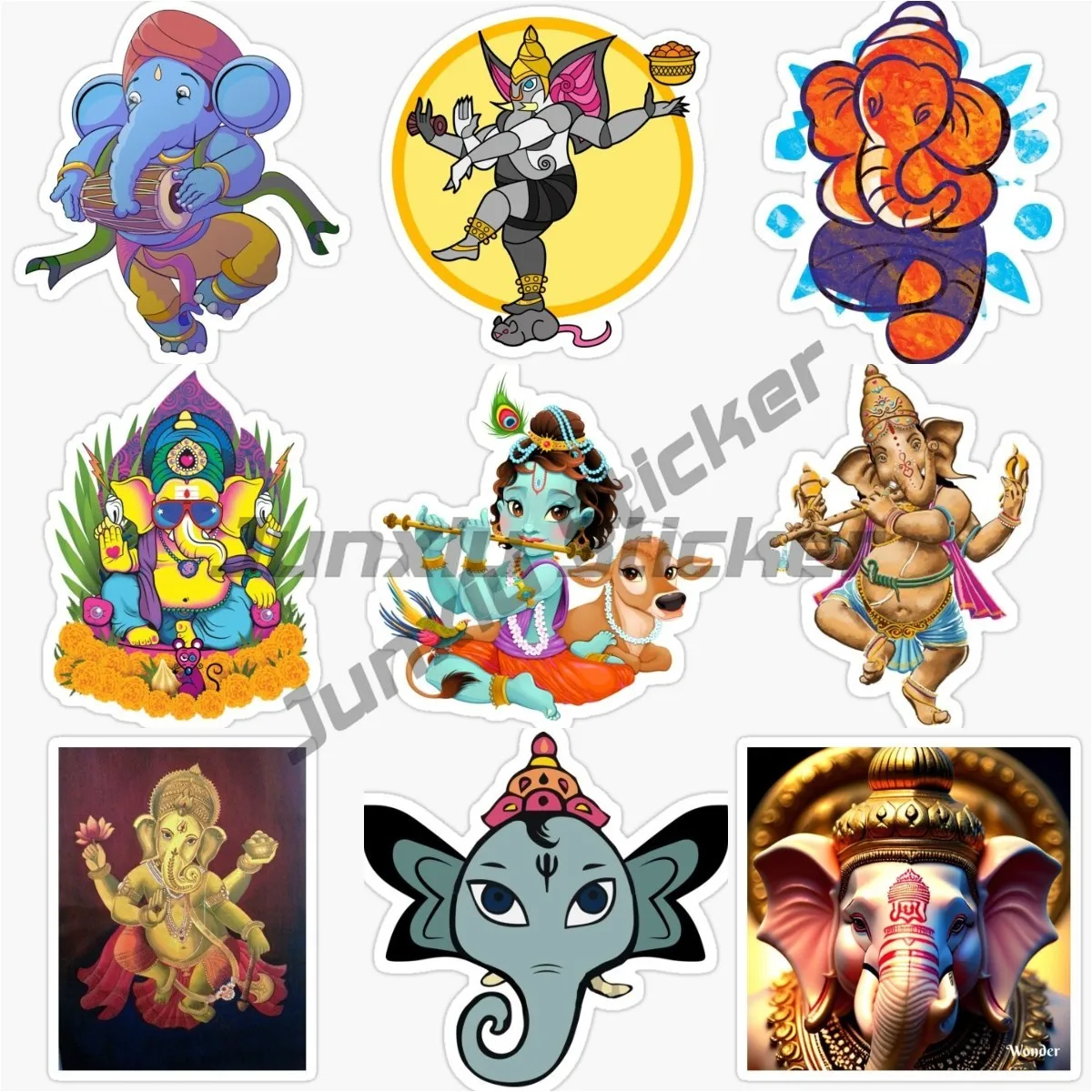 

Ganesha In India Vinyl Car Stickers Personality Scratch-proof Waterproof Window Camper Trunk Decal Car Styling Car Stickers