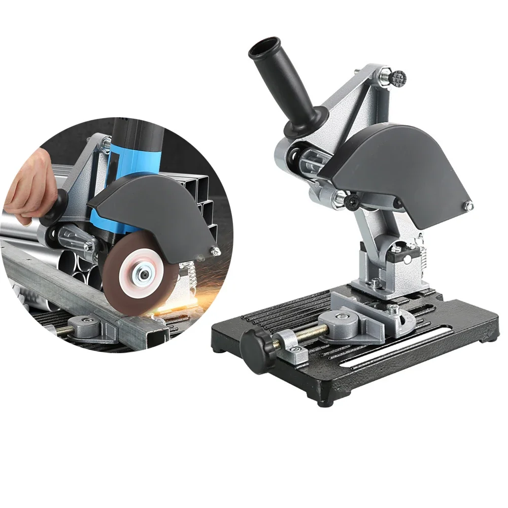 1 Pcs Angle Grinder Stand Grinder Holder Cutter Support For 100/125mm Type Adjustable For Stainless Steel, Iron, Pvc, Wood