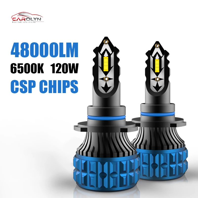 Caryn New1 par de faros LED para coche, 35000LM, H4, H1, H7, H8, H9, H11, H16, 9005, HB3, 9006, HB4, 6500K