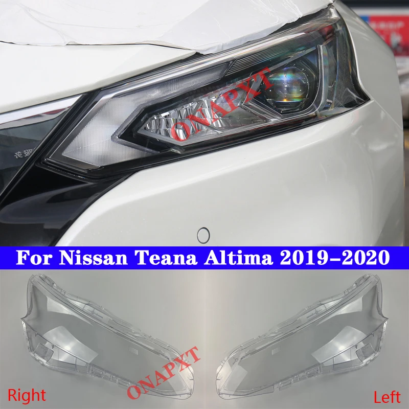 Car Front Headlight Cover For Nissan Teana Altima 20192020 Light Caps