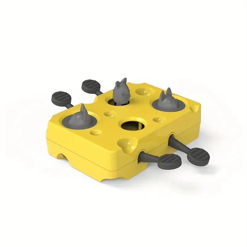 Cat Puzzle Feeder Toy - Durable Plastic Slow Feeder & Foraging Game - PeticaDeals