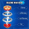 Infinity Nado 6 Proskill Pack - Blazing War Bear Glowing Spinning Top,Sword Launcher with Optional Rotation Direction Kid Toy 4