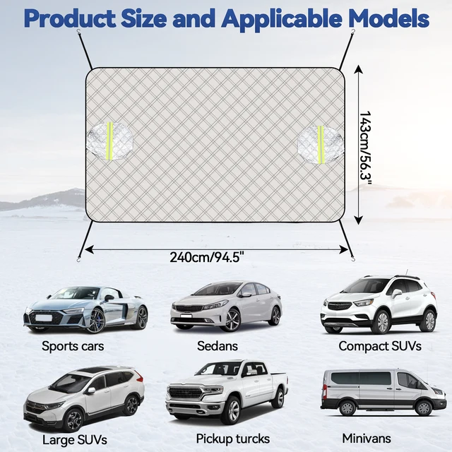 Copertura esterna universale per Auto parabrezza invernale