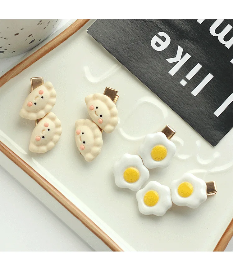 Presilha de cabelo divertida design comida para mulher e criança_voghion.com
