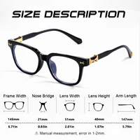 CRIXALIS 2 pièces classique carré Anti lumière bleue lunettes hommes lecture livres lunettes femmes lunettes de Prescription ordinateur lunettes 2