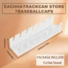 Acrylic Cap Storage Rack With Slots Baseball Cap Display Stand Cap Storage Container Household Storage Organization For Bedroom 2