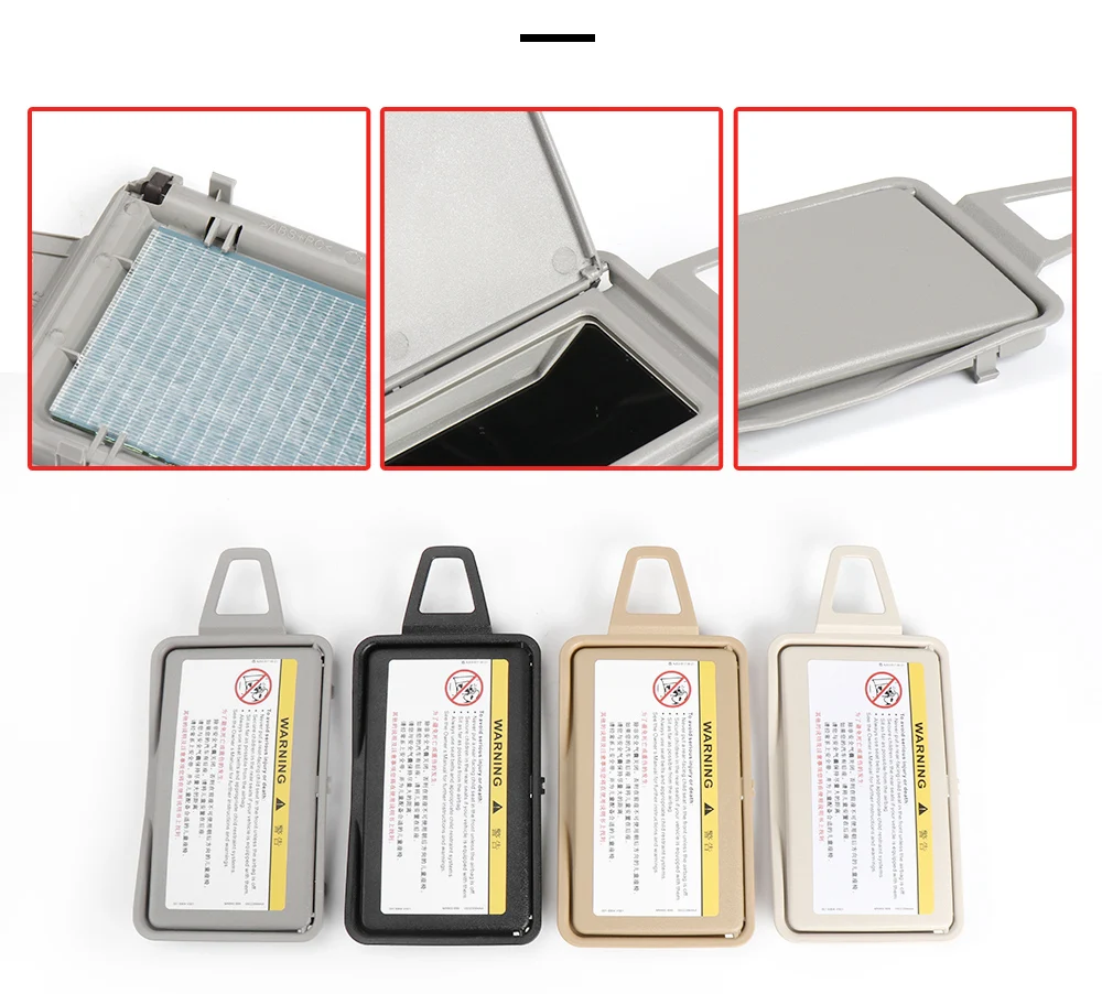 For Mercedes W211 W219 New Car Sun Visor Mirror Cover Makeup Mirror Cover For Benz E CLS Class E200 CLS300 2118100410